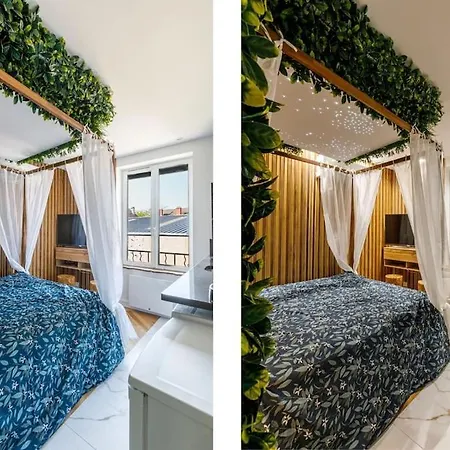 Proche Paris - Style Bali 350 M Gare Apartment *